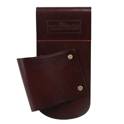 Vintage hnedé kožené bedrové puzdro na opasok na opasok